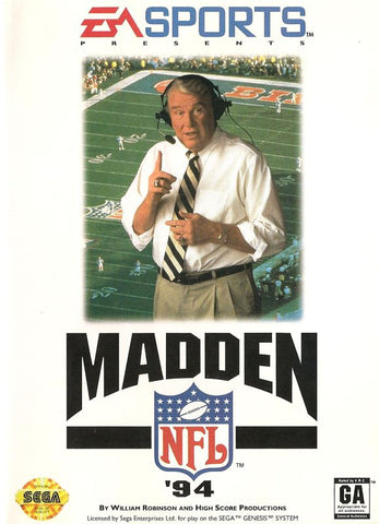 Madden NFL '94 [Sega Genesis]
