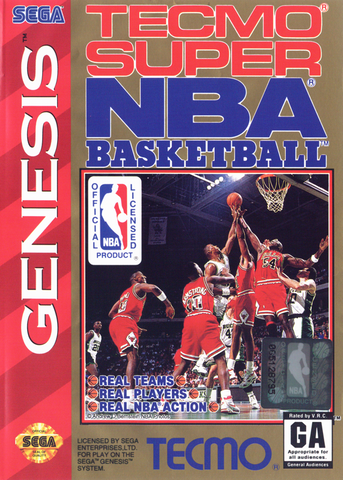 Tecmo Super NBA Basketball [Sega Genesis]