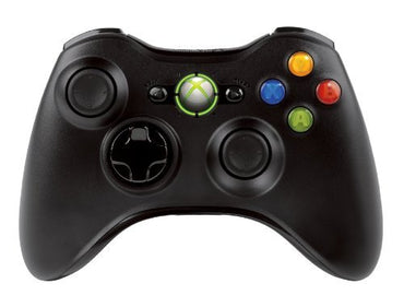 Black Xbox 360 Wireless Controller [Xbox 360]