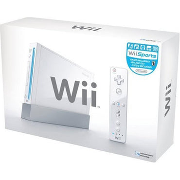 White Nintendo Wii System (GameCube) [Wii]