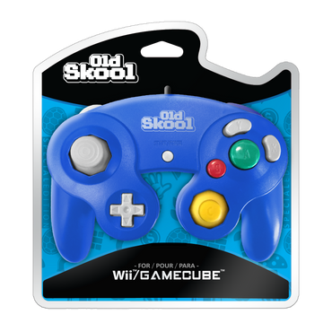 Nintendo GameCube/Wii Controller (Blue) - Old Skool [GameCube]