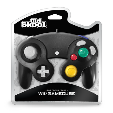 Nintendo GameCube/Wii Controller (Black) - Old Skool [GameCube]
