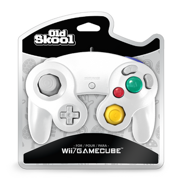 Nintendo GameCube/Wii Controller (White) - Old Skool [GameCube]