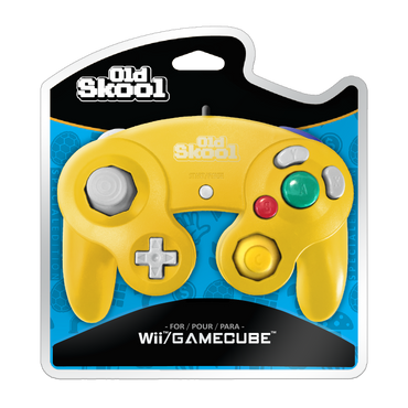 Nintendo GameCube/Wii Controller (Yellow) - Old Skool [GameCube]