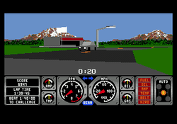 Hard Drivin' [Sega Genesis]