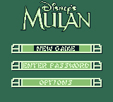 Disney's Mulan [Game Boy]