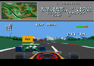 Formula One [Sega Genesis]