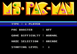 Ms. Pac-Man [Sega Genesis]