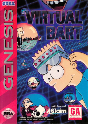 Virtual Bart [Sega Genesis]