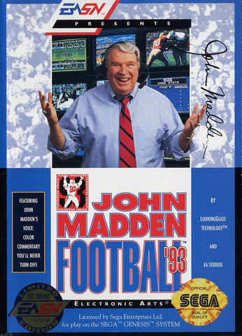 John Madden Football '93 [Sega Genesis]