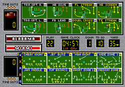 Bill Walsh College Football [Sega Genesis]