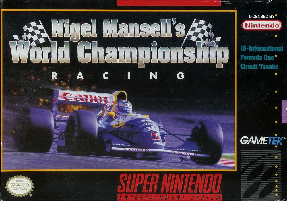 Nigel Mansell's World Championship Racing [Super Nintendo]