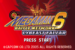 Mega Man Battle Network 6: Cybeast Falzar [Game Boy Advance]