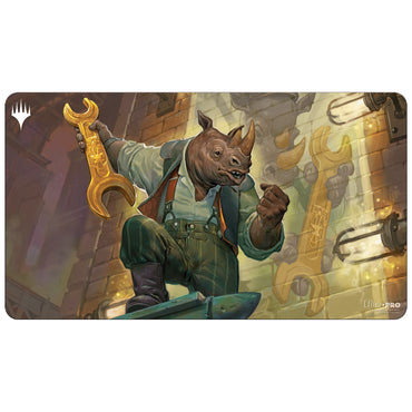 Playmat: Streets of New Capenna Playmat featuring Workshop Warchief