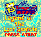 SpongeBob Squarepants: Legend of the Lost Spatula [Game Boy Color]