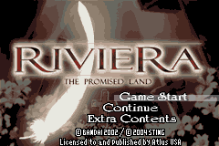 Riviera: The Promised Land [Game Boy Advance]