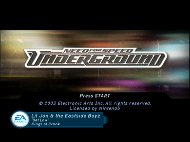 Need for Speed: Underground [GameCube]