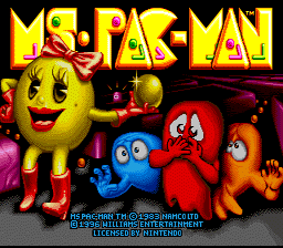 Ms. Pac-Man [Super Nintendo]