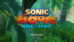 Sonic Boom: Rise of Lyric [Wii U]