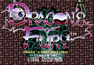 Dragon's Fury [Sega Genesis]
