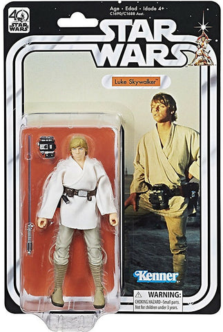 Hasbro Star Wars Luke Skywalker 6" Black Series 40th Anniversary