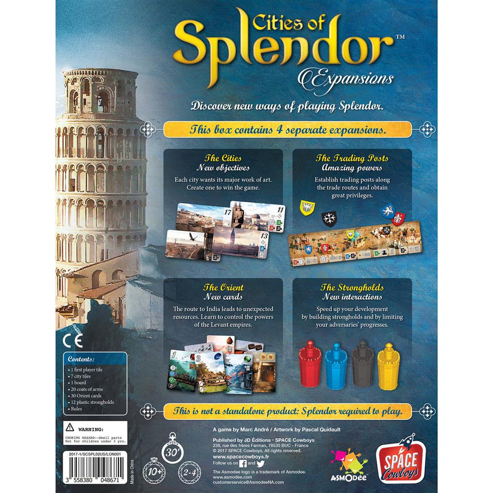 Splendor: Cities of Splendor Expansion [Board Games]