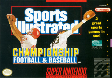 Sports Illustrated Championship Football & Baseball [Super Nintendo]